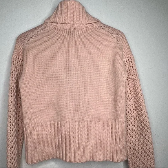 Derek lam 10C x Athleta Turtleneck Sweater in Light Pink, size S - Picture 5 of 6